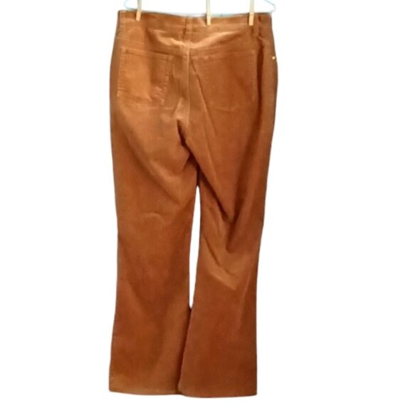 Jones‎ of New York Signature Brown Corduroy Stretch Pants Straight Leg Size 10 - Picture 2 of 8
